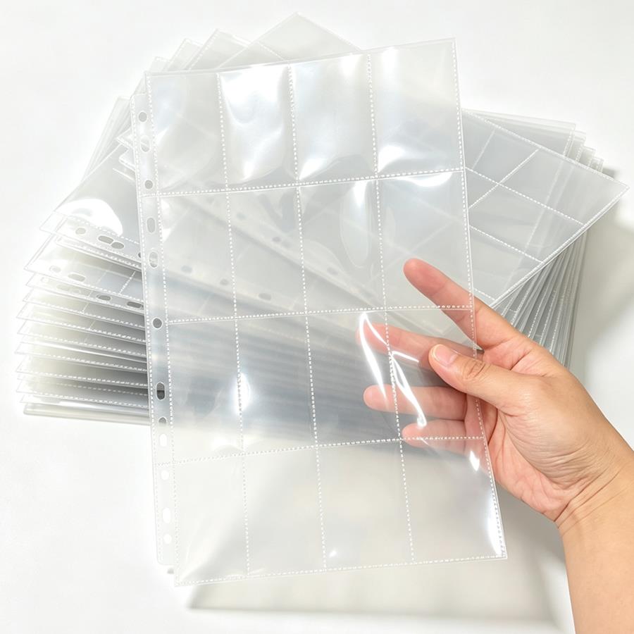 Card Penny Sleeve - 20/50 قطعة من صفحات تعبئة حافظة