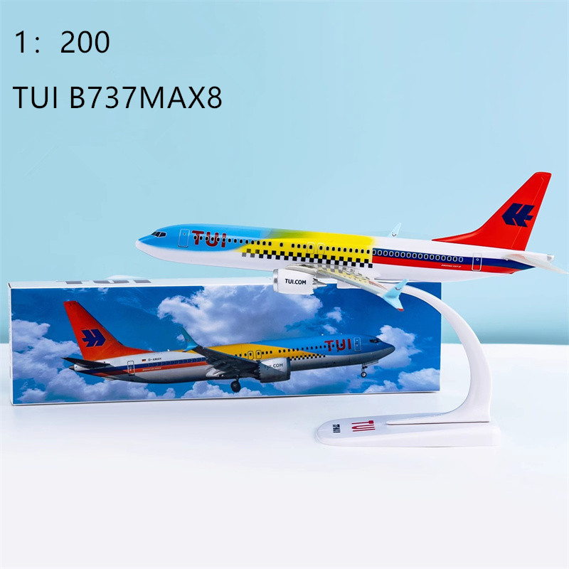 Model Airplane Plastic - نموذج 1:200 /Lufthansa /TUIB737 /EHIOPIAN/QATAR/IBERIA/Emirates/RYANAIR مجموعة