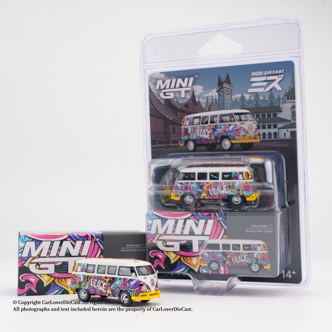 Die Cast Car 1 64 - نموذج سيارة فولكس فاجن T1 ميكروباص