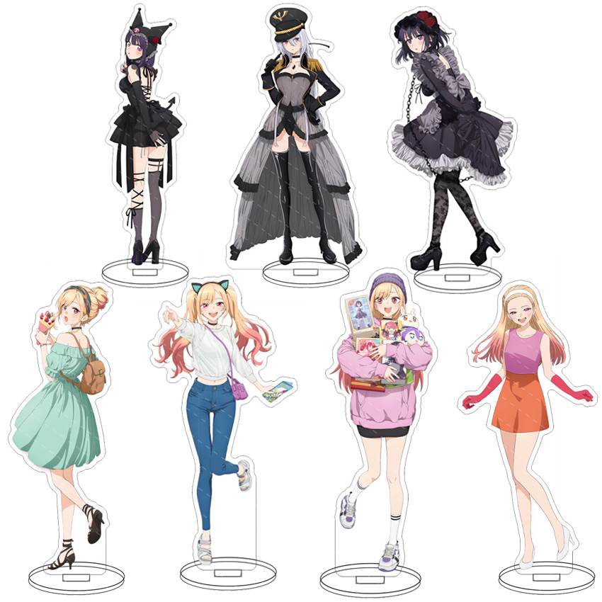 Figma Stand Set - حامل أكريليك للأنمي بطول 16 سم،