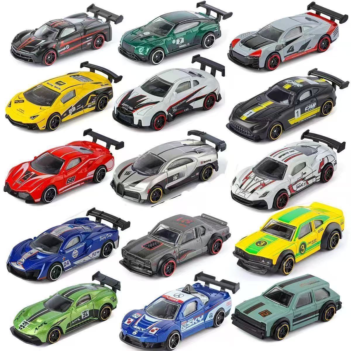 Die Cast Car 1 64 - نموذج سيارة سباق رياضية من سبيكة