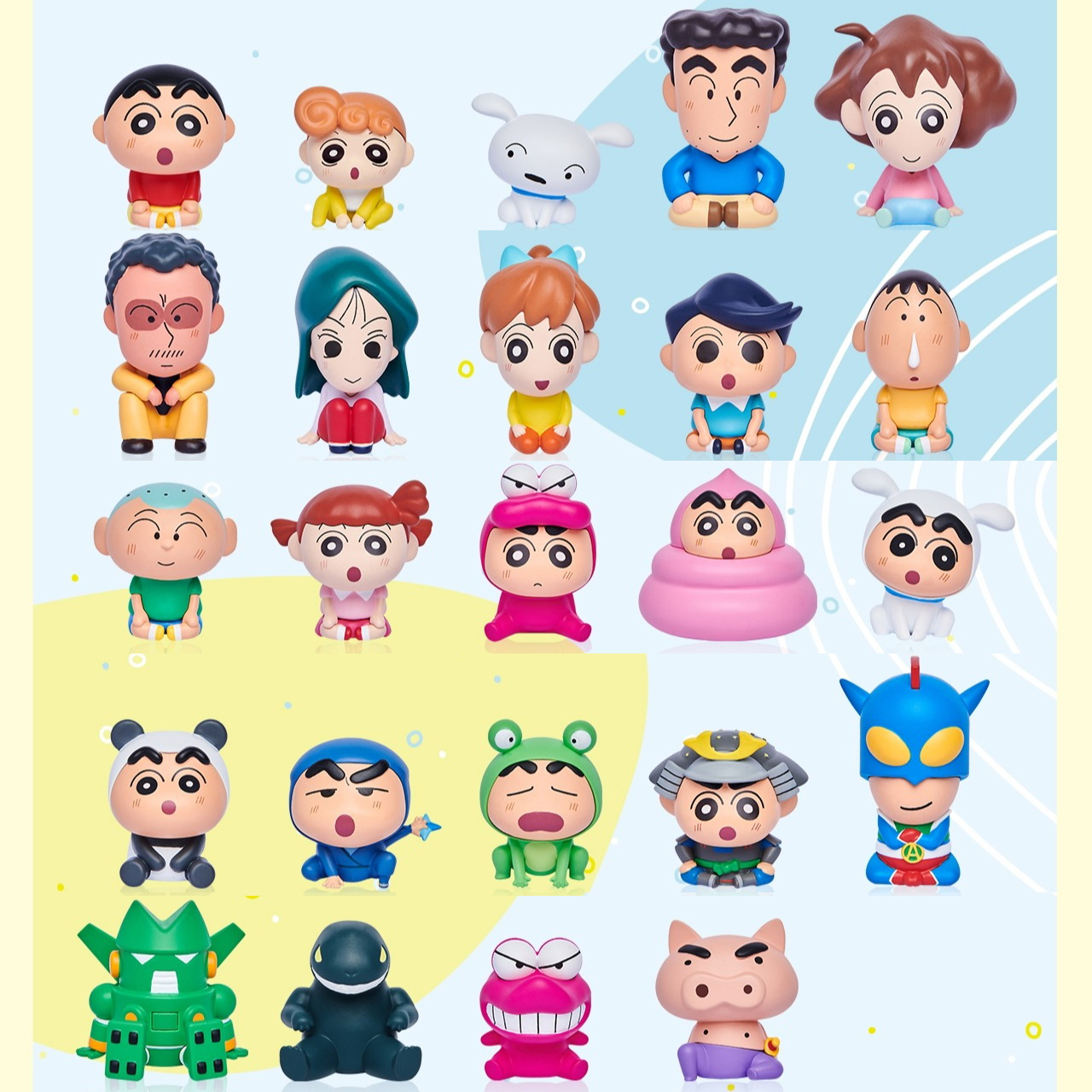 Capsule Toy Gashapon - شخصيات عائلة شينوسوكي نوهارا شينشان غاشابون