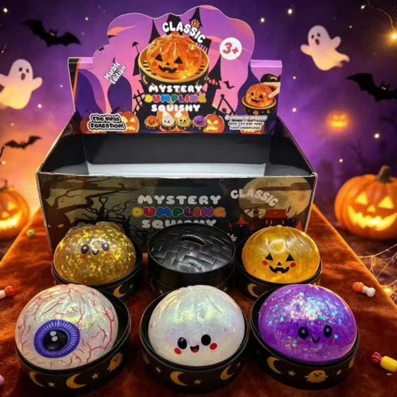 Mystery Box Blind Bag - لعبة ضغط حسية على شكل زلابية،