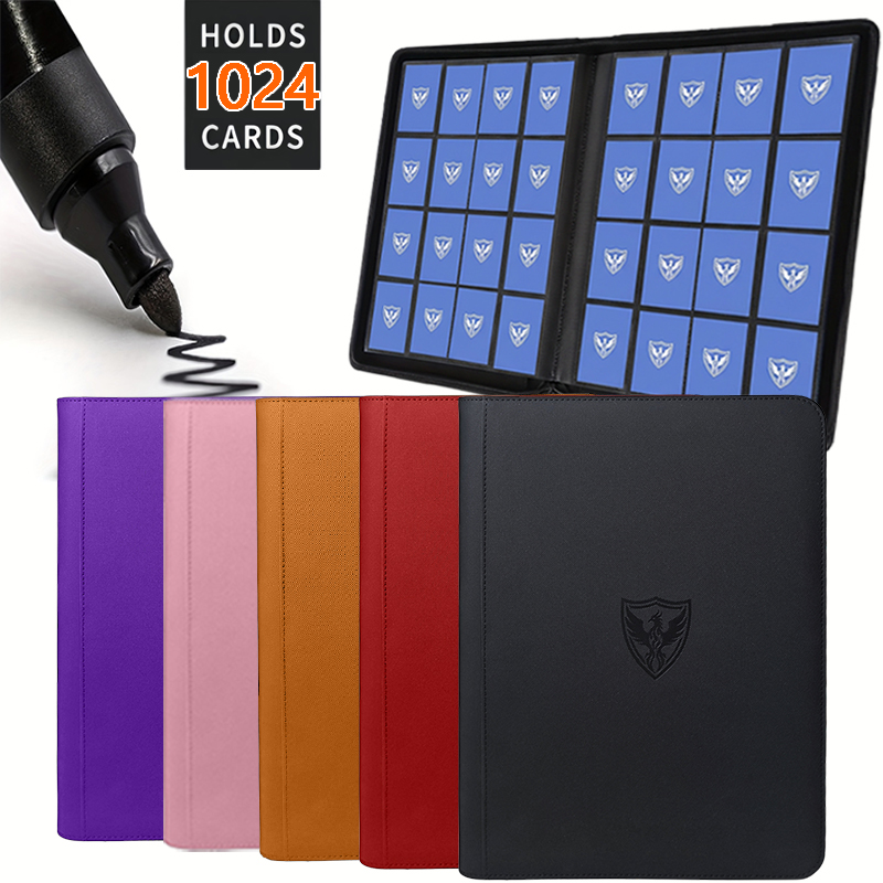 Trading Card Binder - ألبوم تخزين بطاقات قابلة للجمع، ألبوم