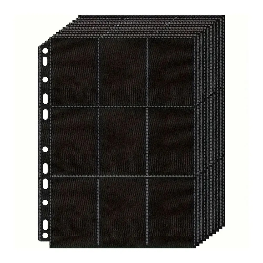 Trading Card Binder - 10 قطع من أوراق حافظة بطاقات