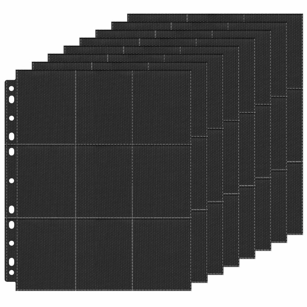 Trading Card Binder - 10 قطع من صفحات حافظة بطاقات
