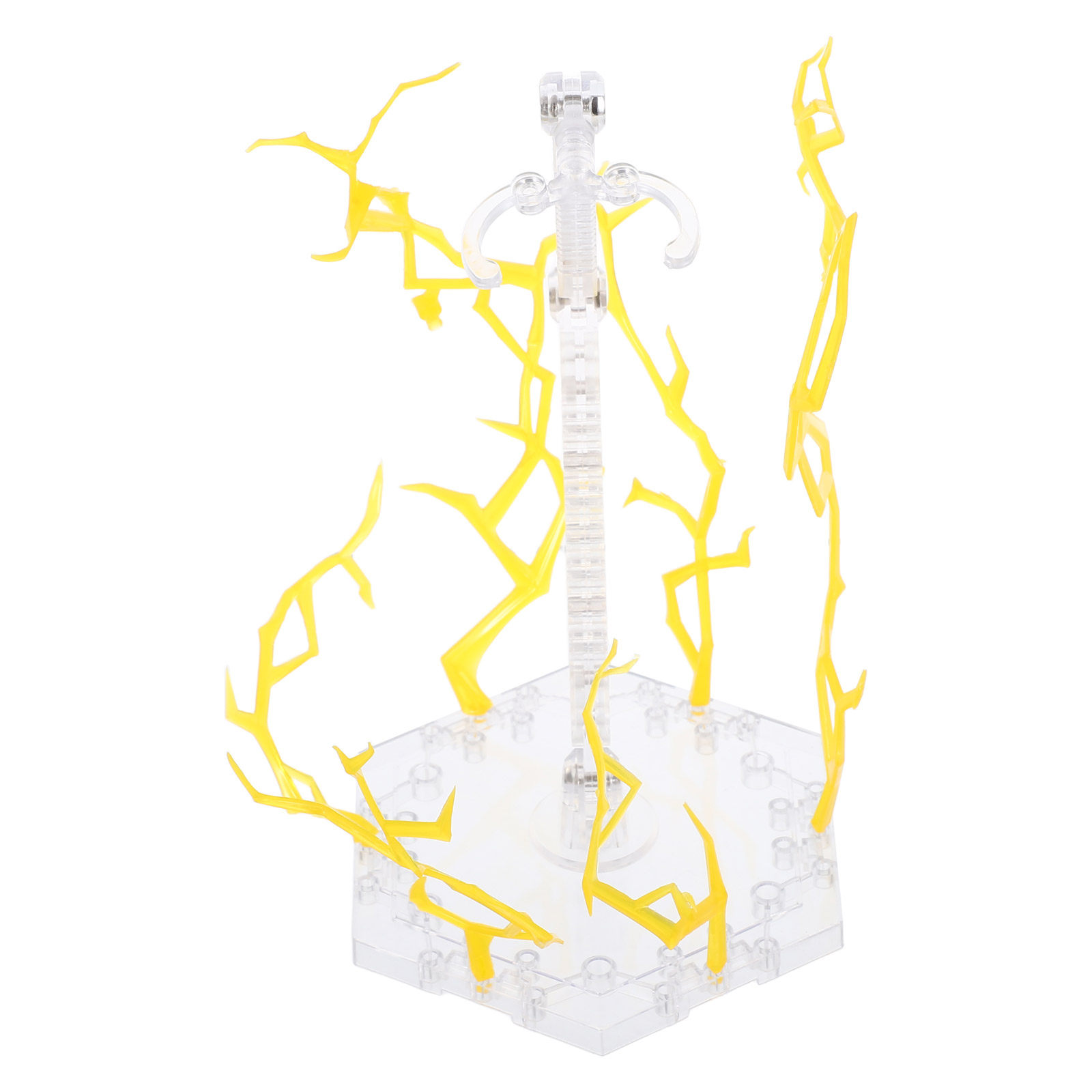 Action Figure Stand - حامل عرض شفاف قابل للتعديل لتماثيل
