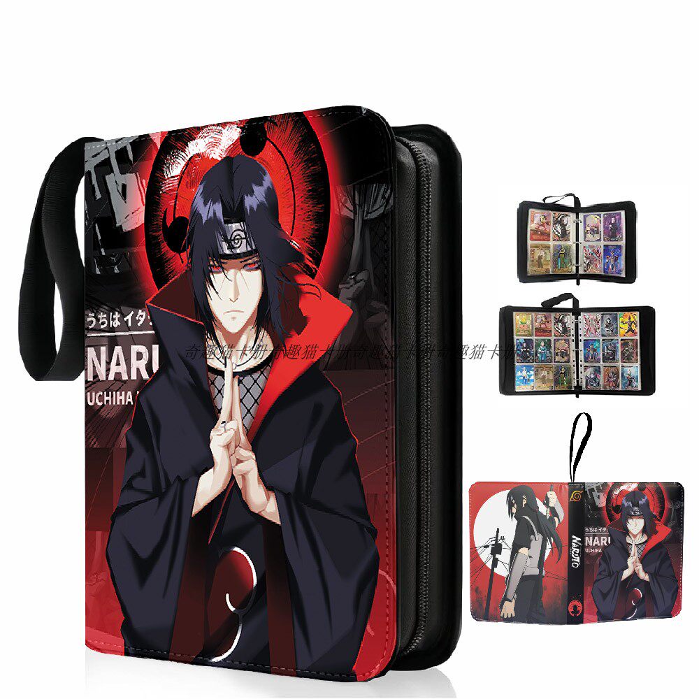 Trading Card Binder - حافظة بطاقات ناروتو بـ 4/9 جيوب،