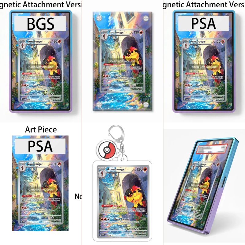 Display Case Acrylic - حافظة عرض فنية لبطاقات بوكيمون TCG
