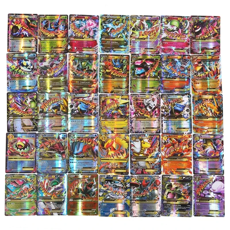 Pokemon Binder Card - 60/100 قطعة من بطاقات بوكيمون الإنجليزية