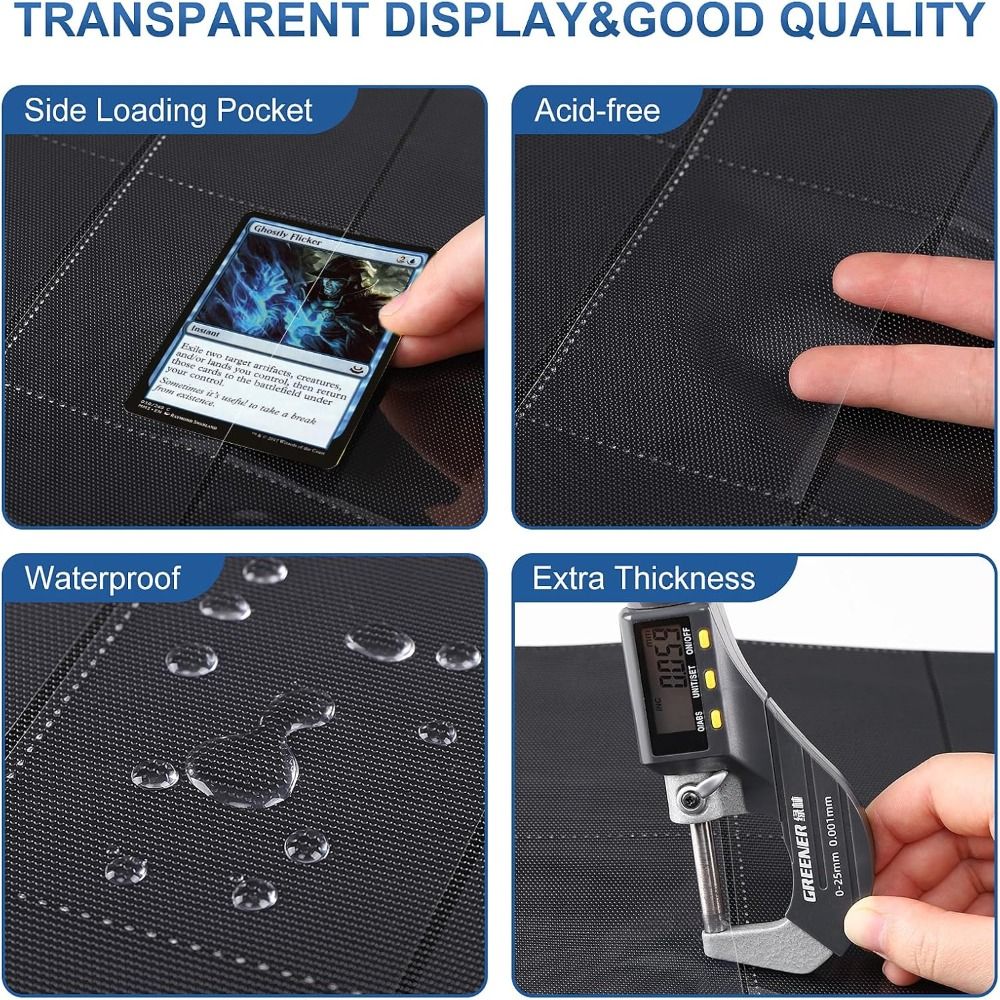 10 قطع من صفحات ألبوم البطاقات - مراجعة Trading Card Binder وسعره