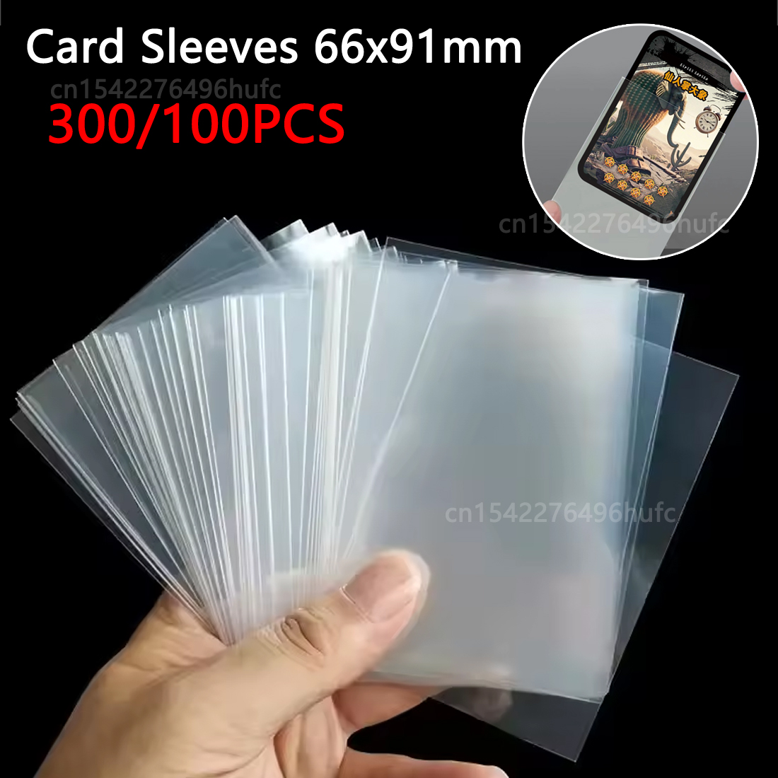 300/100 قطعة 66*91 مللي متر حا - مراجعة Card Penny Sleeve وسعره