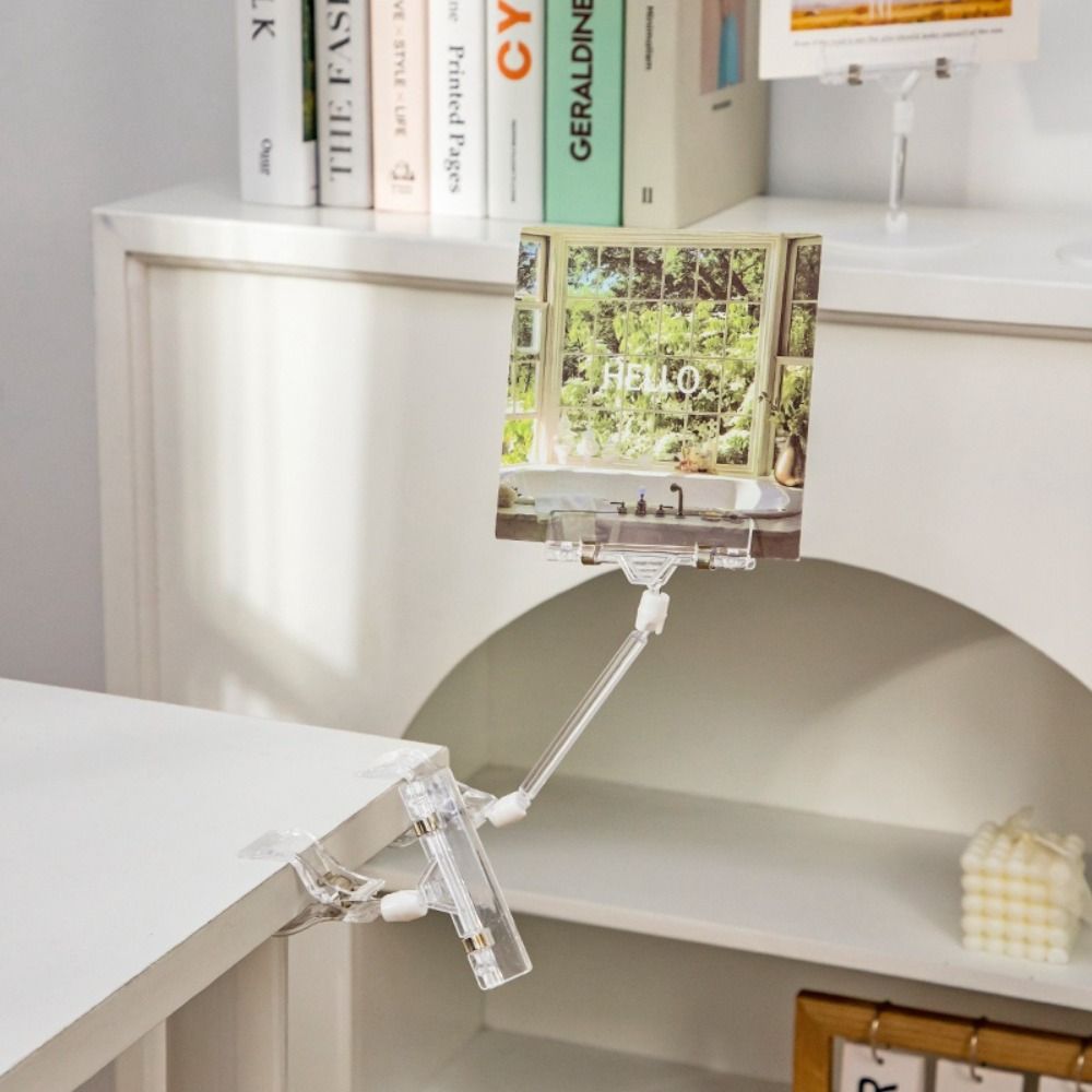سطح مكتب مشبك صور شفاف ، حامل  - مراجعة Pop Display Shelf وسعره