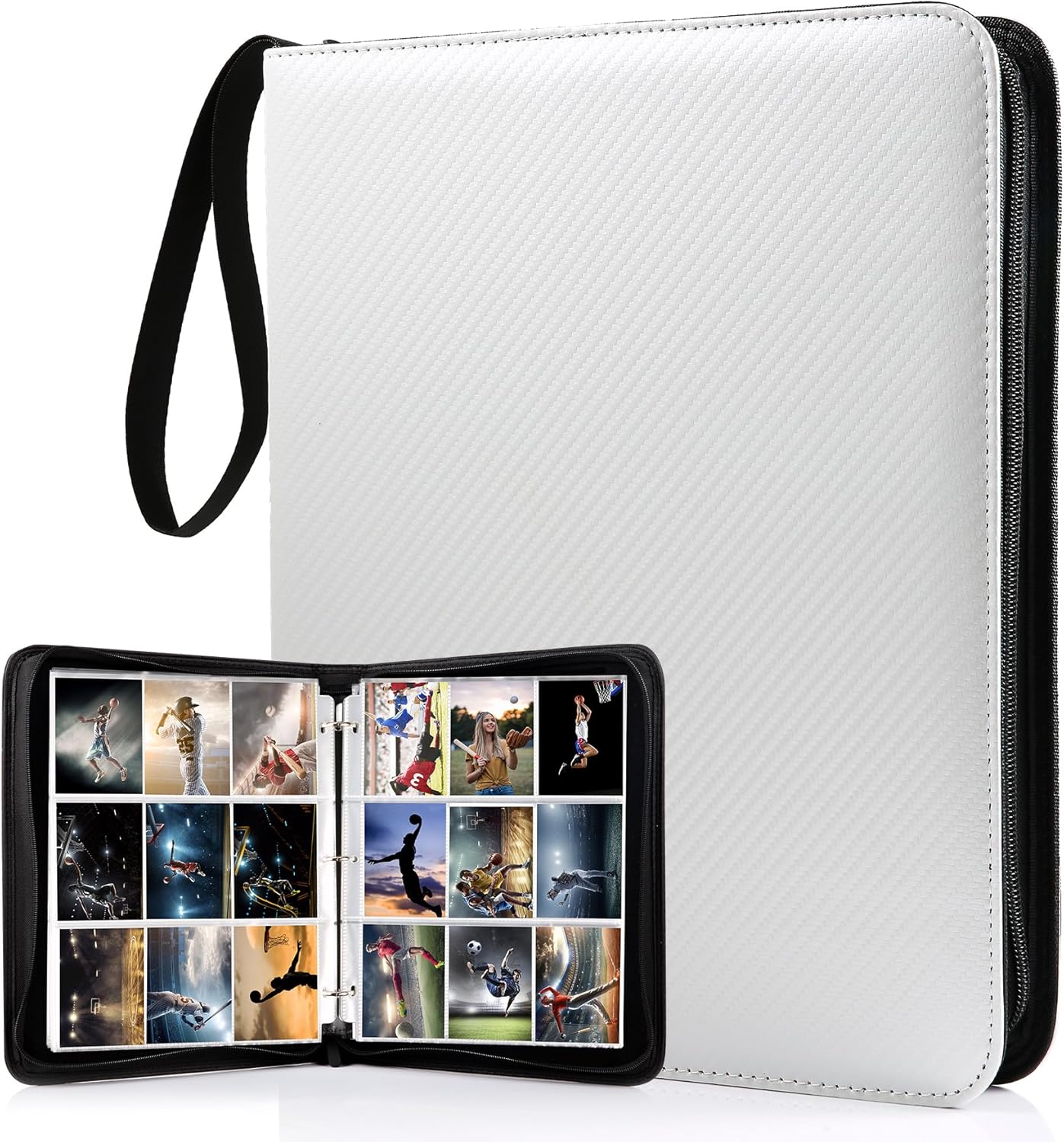 مجلد بطاقات تداول بثلاث حلقات، - مراجعة Trading Card Binder وسعره