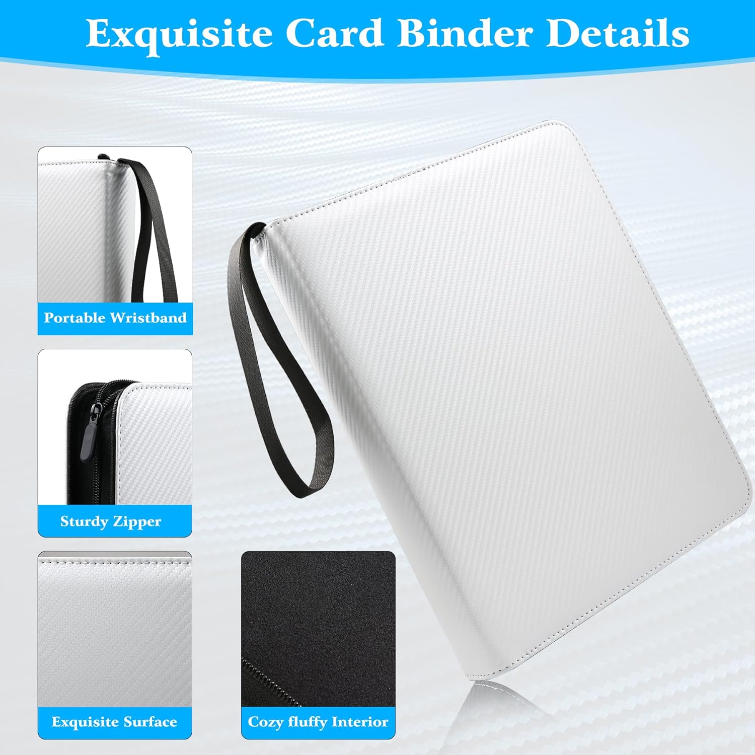 مجلد بطاقات تداول بثلاث حلقات، - مراجعة Trading Card Binder وسعره