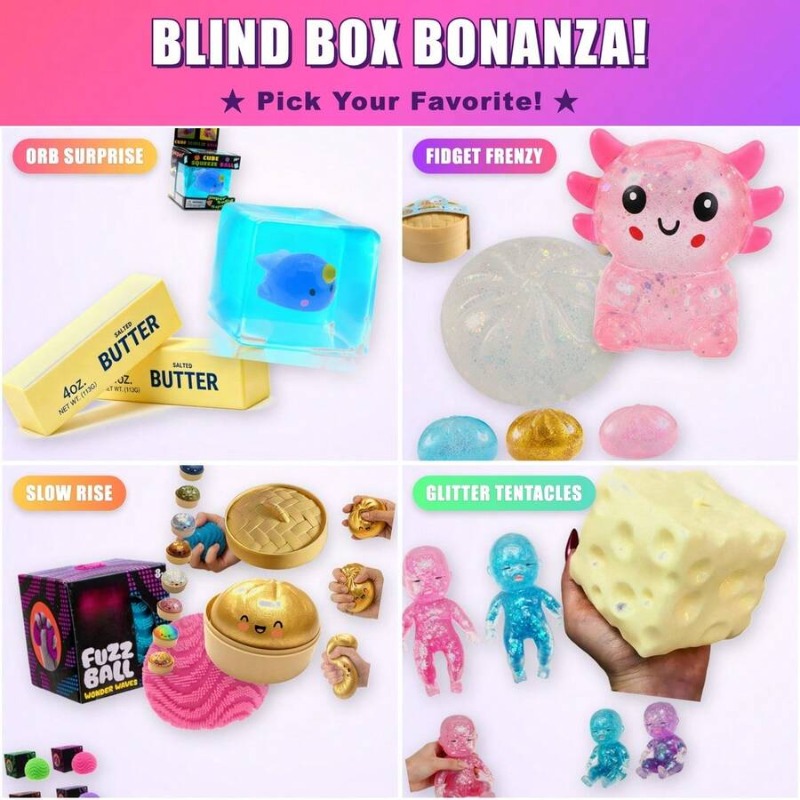لعبة فيدجت لطيفة وممتعة لتخفيف - مراجعة Mystery Box Blind Bag وسعره