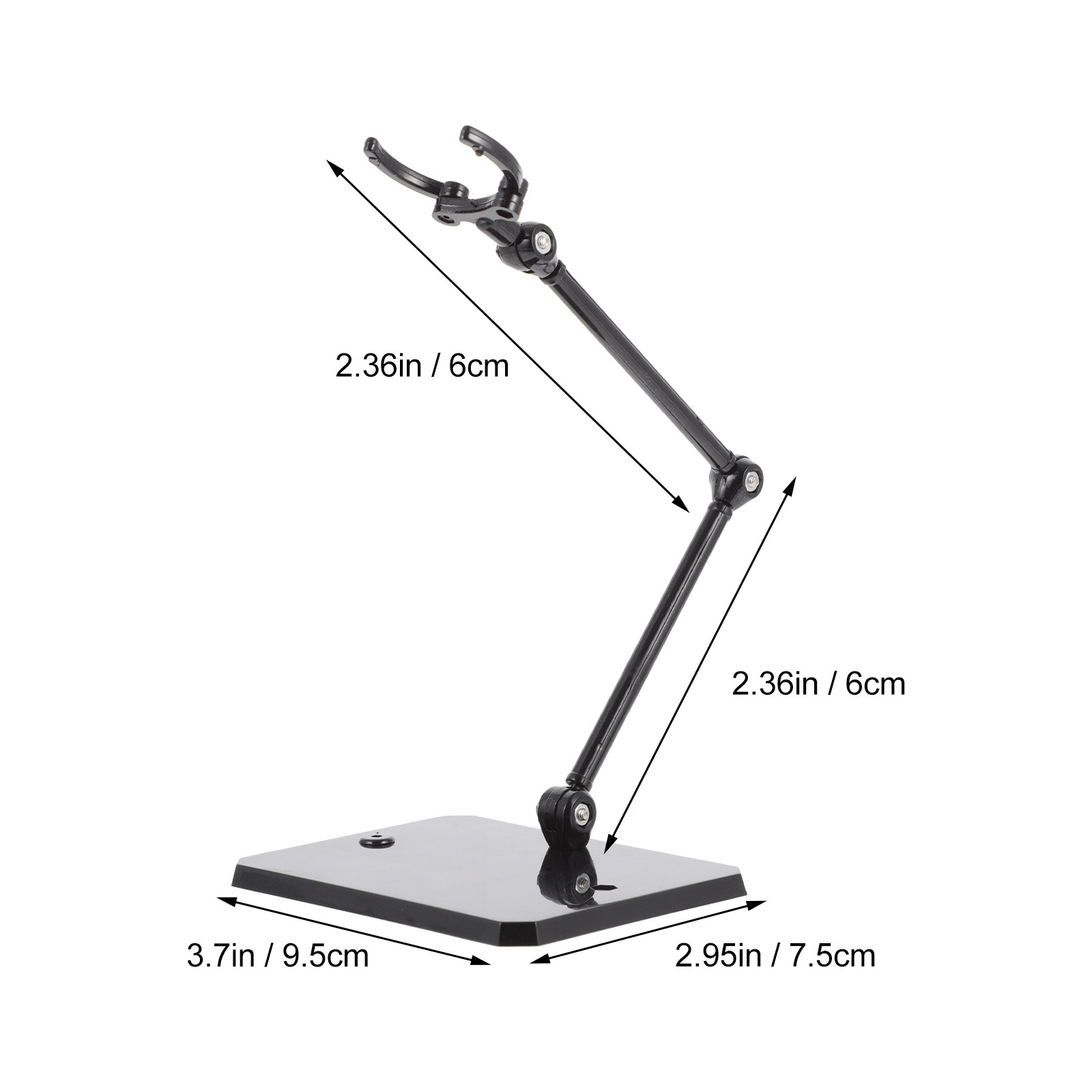 قطعتان من حامل تماثيل الأكشن م - مراجعة Action Figure Stand وسعره