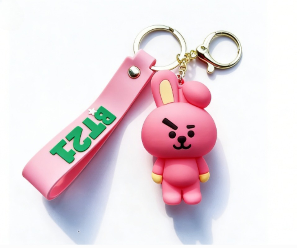 سلسلة مفاتيح جديدة من BT21 بتص - مراجعة Vinyl Figure Blank وسعره