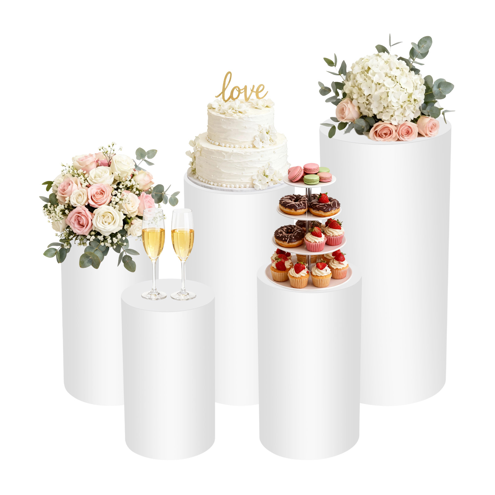 مجموعة من 5 قطع منحوتات عرض أس - مراجعة Display Risers Set وسعره