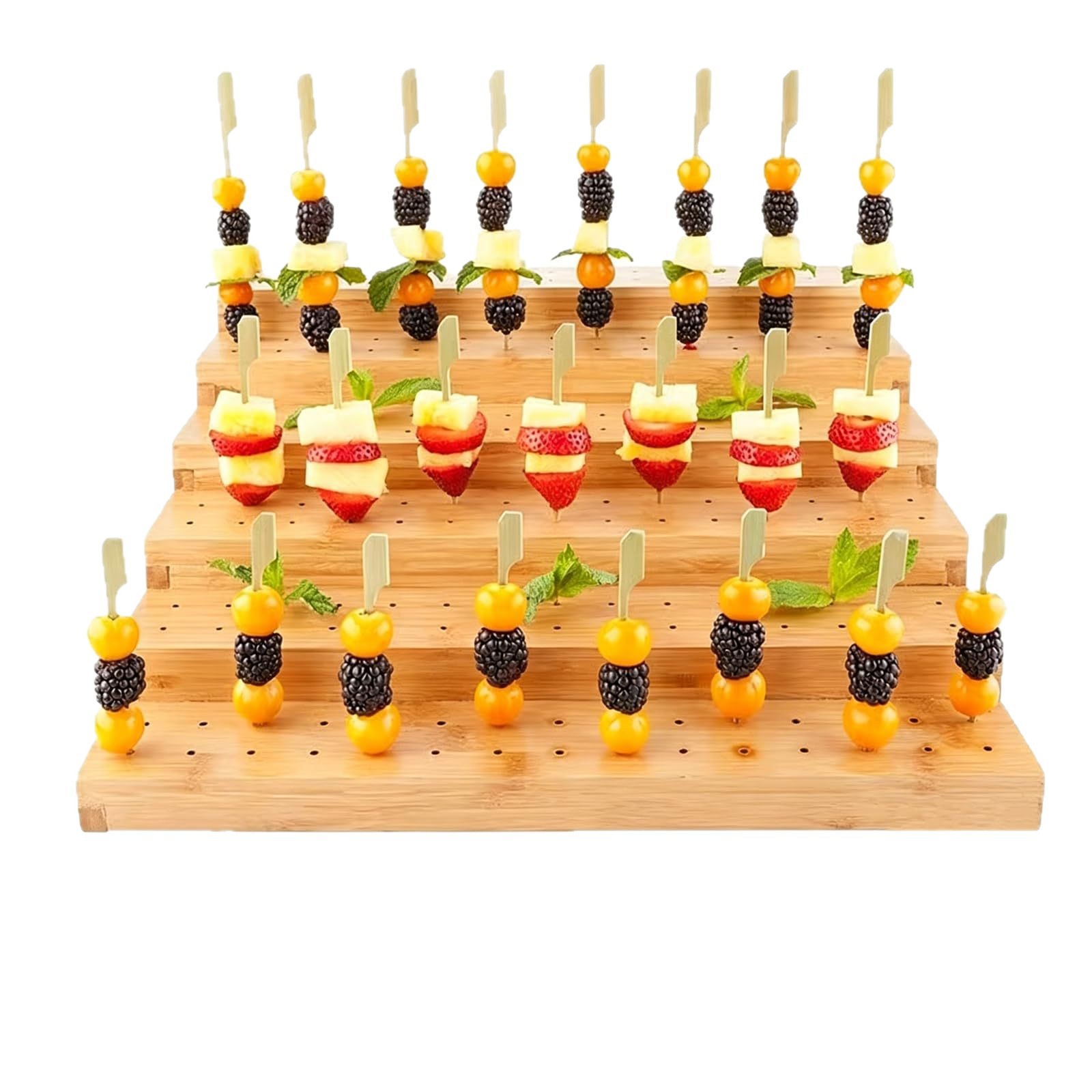 حامل عرض مصاصات خشبي، رف عرض م - مراجعة Display Risers Set وسعره