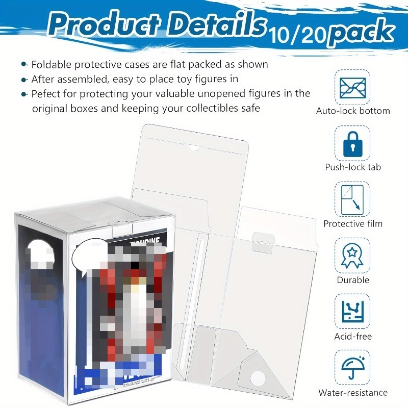 20/10-حزمة من حافظات الحماية ا - مراجعة Funko Pop Protector وسعره