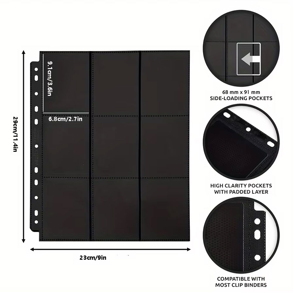 10 قطع من أوراق حافظة بطاقات ا - مراجعة Trading Card Binder وسعره