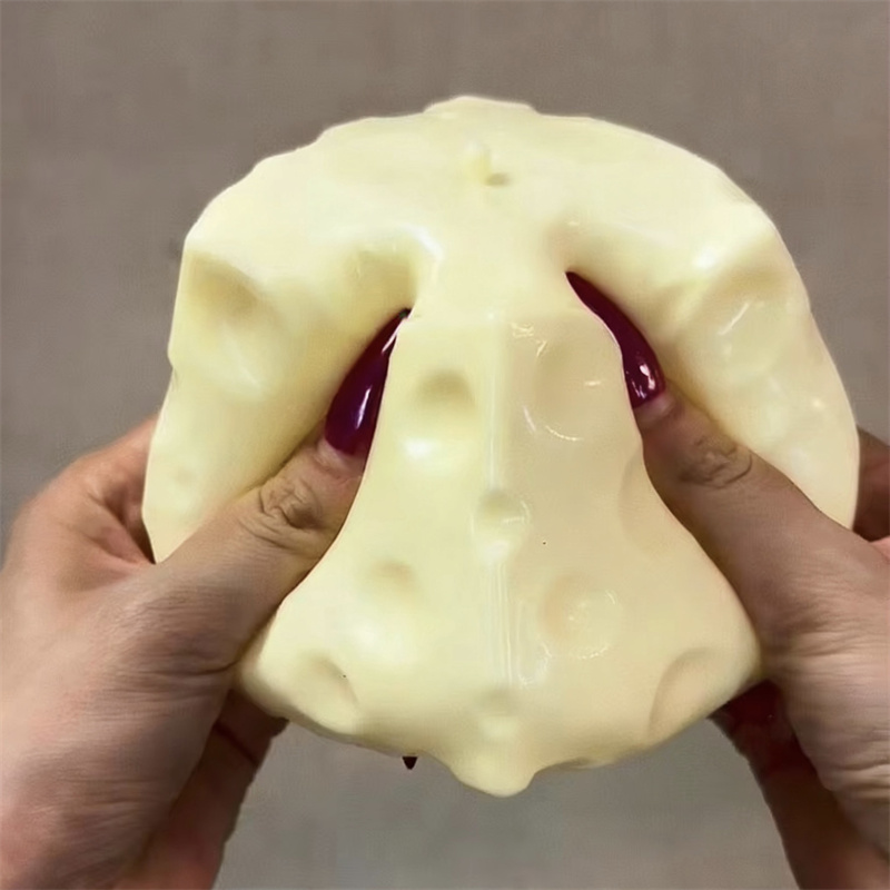كرة ضغط جامبو على شكل مكعب جبن - مراجعة Fidget Cube Original وسعره