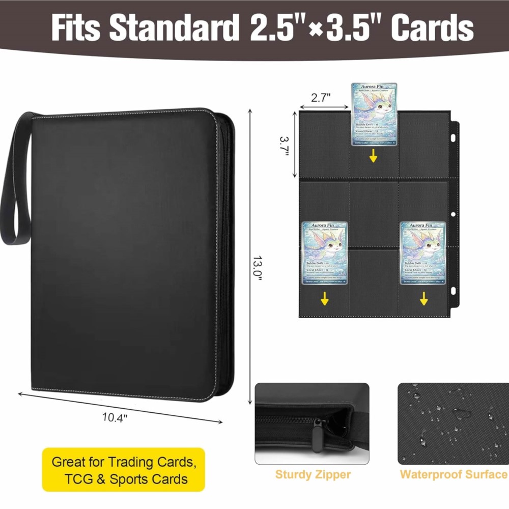 ألبوم بطاقات بسعة 900 جيب مع 5 - مراجعة Card Penny Sleeve وسعره