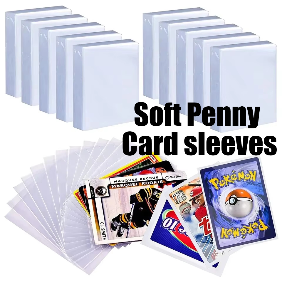 100-600 قطعة من أغلفة البطاقات - مراجعة Card Penny Sleeve وسعره