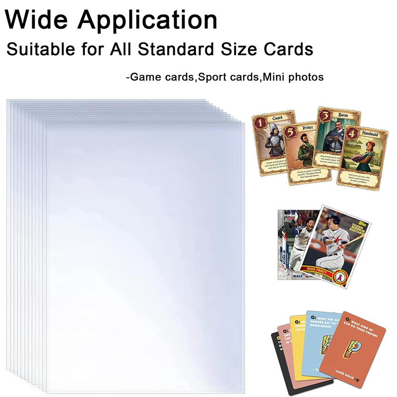 100-600 قطعة من أغلفة البطاقات - مراجعة Card Penny Sleeve وسعره