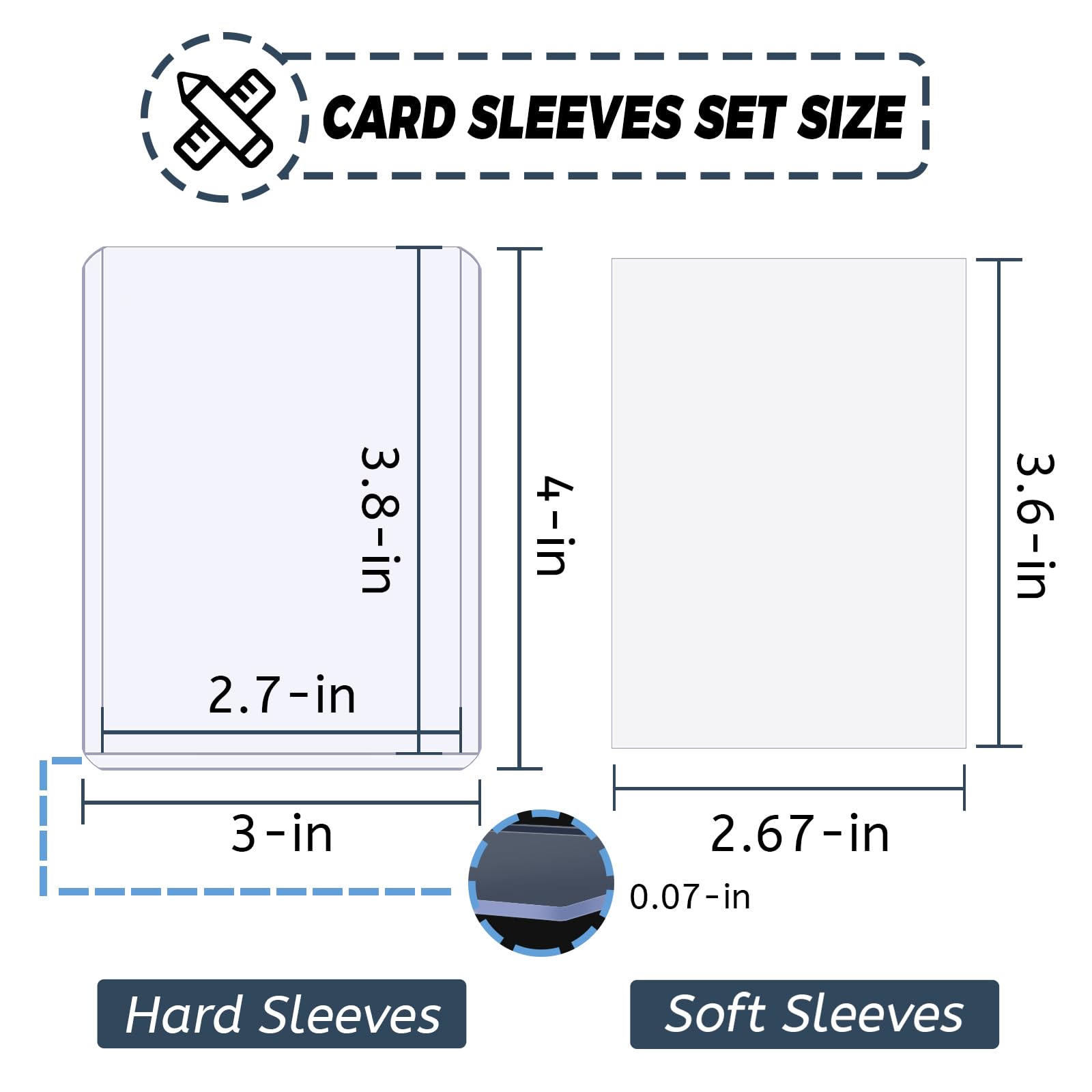 100-600 قطعة من أغلفة البطاقات - مراجعة Card Penny Sleeve وسعره