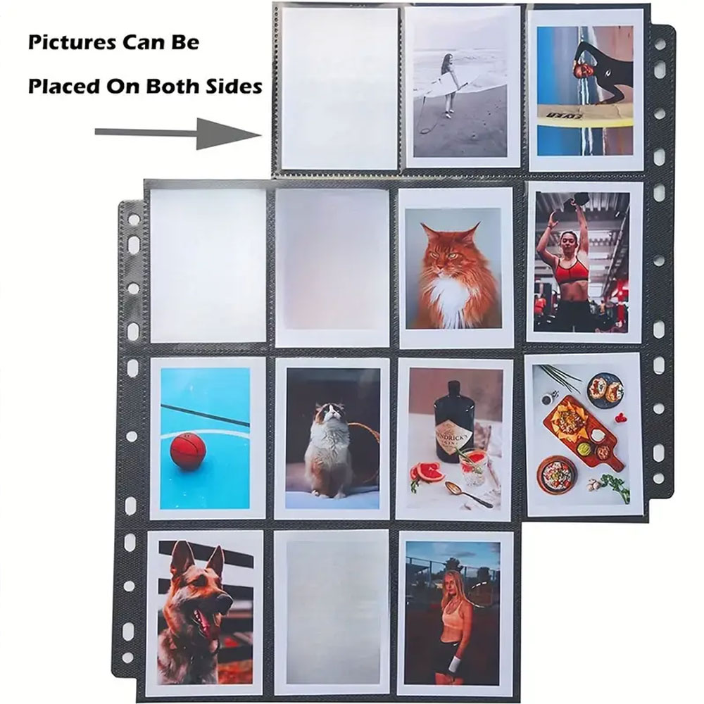 صفحات غلاف بطاقة التداول السود - مراجعة Trading Card Binder وسعره