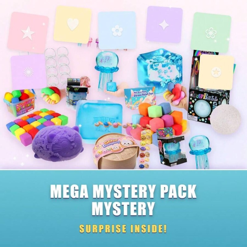 صندوق ألعاب سكويشي عشوائي ممتع - مراجعة Mystery Box Blind Bag وسعره