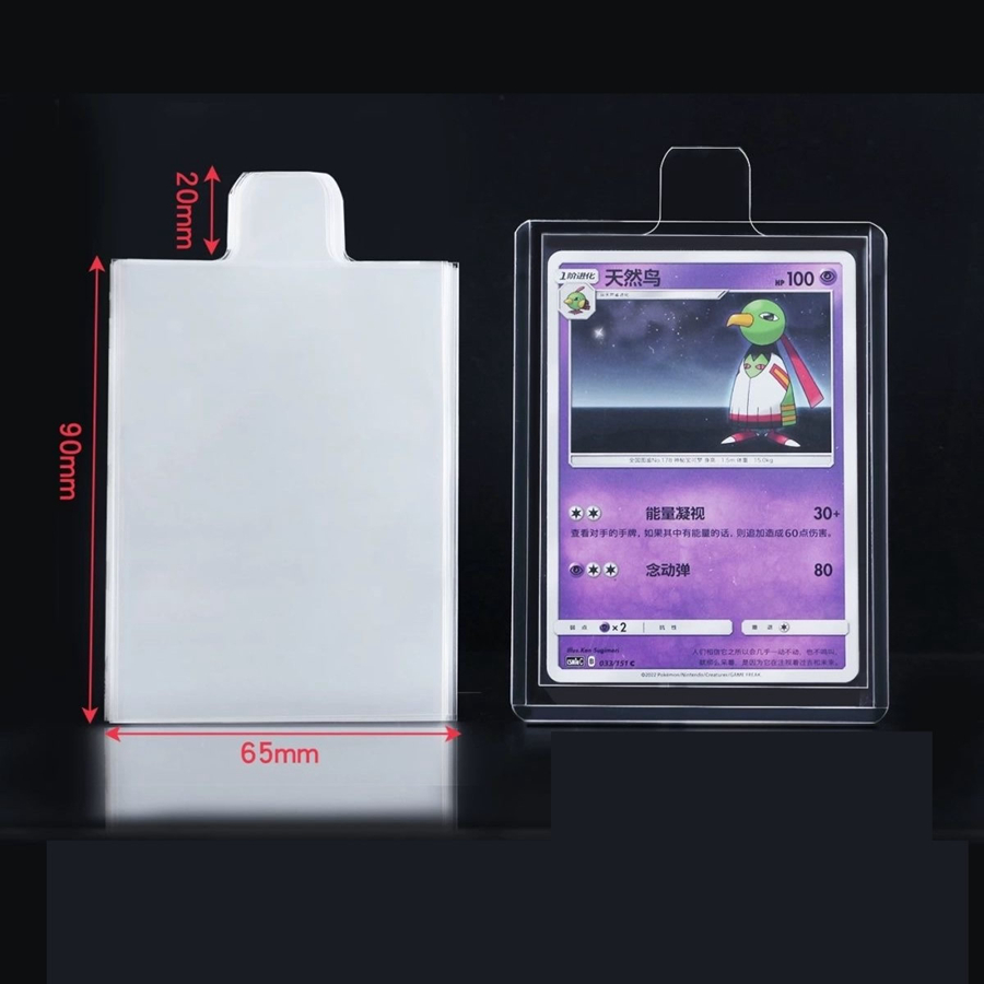 100 قطعة 65*90 مللي متر الانتف - مراجعة Card Penny Sleeve وسعره
